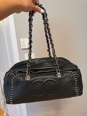 Silver Chain Handbag Purse